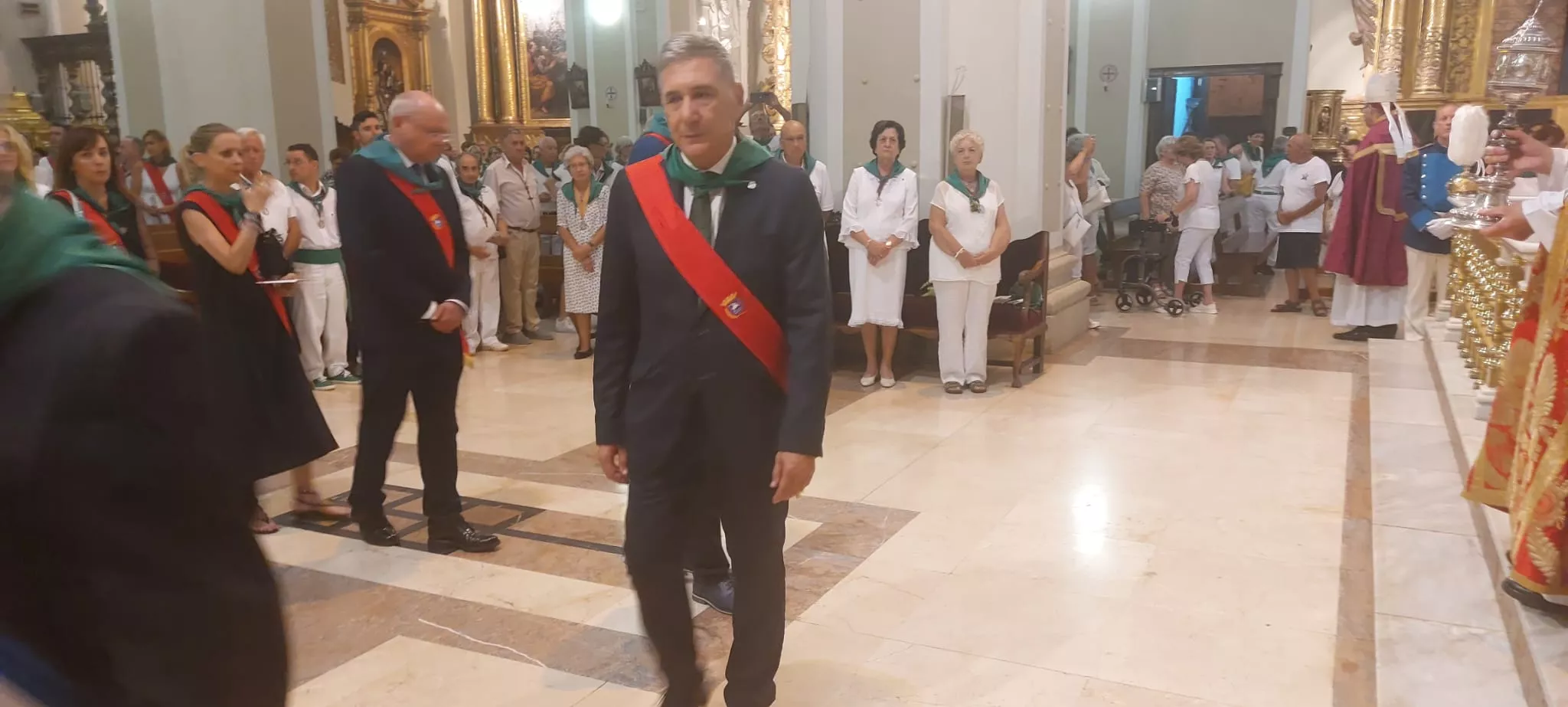 Celebración de las Completas en la Basílica de San Lorenzo.